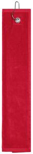 Myrtle Beach Golfový ručník MB432 - Červená | 30 x 50 cm