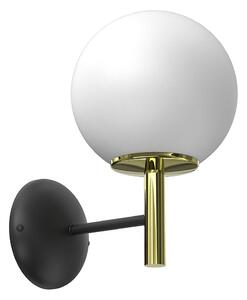 Nástěnná lampa AWINION 1xE27/15W/230V bílá/zlatá/černá
