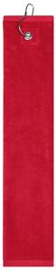 Myrtle Beach Golfový ručník MB432 - Červená | 30 x 50 cm