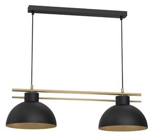 Lustr na lanku ESTATE 2xE27/15W/230V černá