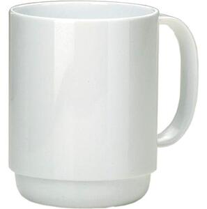 Hrnek plastový Ornamin 350 ml, bílý