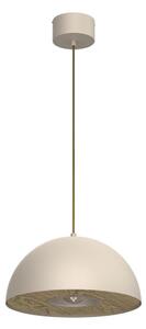 Lustr na lanku ELGUND 1xE27/15W/230V pr. 35 cm béžová