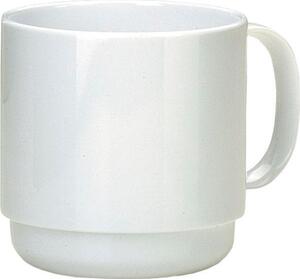 Hrnek plastový Ornamin 250 ml, bílý