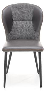 Jídelní židle Wade, šedá / černá