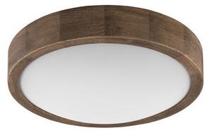 Brilagi - LED Stropní svítidlo CARVALHO SLIM 1xE27/60W/230V dub ořech pr. 27 cm