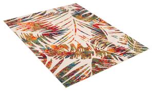 Makro Abra Moderní kusový koberec AVENTURA EC66A Listy palem vícebarevný Rozměr: 120x170 cm