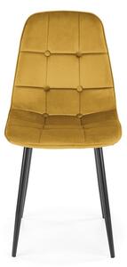 Jídelní židle Lancaster, žlutá / černá