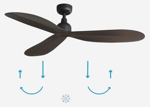 FARO 34301 - Stropní ventilátor PALMA hnědá pr. 129 cm IP44 + dálkové ovládání