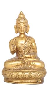 Mosazná soška Buddha 7 cm