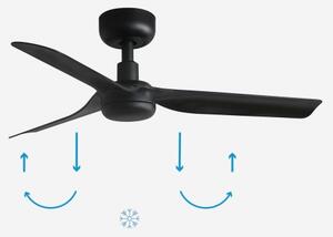 FARO 33822 - Stropní ventilátor MINI PUNT S černá pr. 90 cm + dálkové ovládání