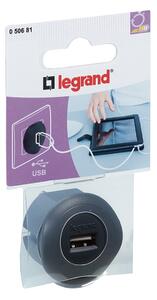 Legrand 50681 - Adaptér USB do zásuvky 230V/1,5A černý