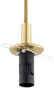 Argon 8450 - Lustr na lanku ALMIROS 1xE14/7W/230V pr. 12 cm alabastr zlatá