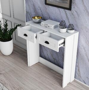 Toaletní stolek Lodusu (bílá). 1093716