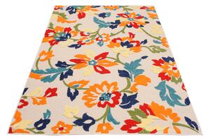 Makro Abra Moderní kusový koberec AVENTURA EC94A Květy vícebarevný Rozměr: 160x230 cm