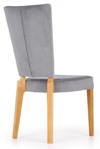 Jídelní židle Rois, šedá / dub medový