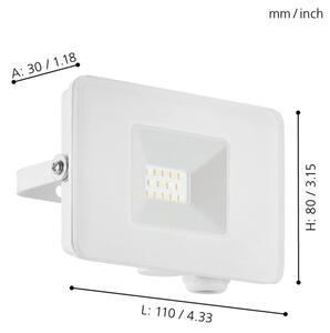 Eglo 33152 - LED reflektor FAEDO 3 LED/10W/230V IP65