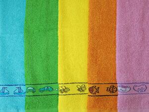 Bontis Dětský ručník s motivy 30x50 - Zelená | 30 x 50 cm