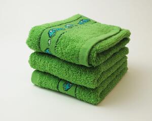 Bontis Dětský ručník s motivy 30x50 - Zelená | 30 x 50 cm
