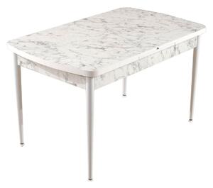 Jídelní stůl Vopami (bílá + šedá) (pro 4-6 osob). 1093738
