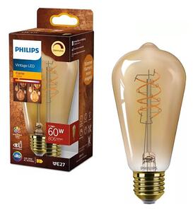 LED Stmívatelná žárovka VINTAGE Philips ST64 E27/7,3W/230V 2200K CRI 90