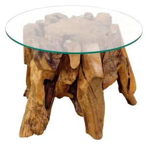 Teakový stůl Root Glass