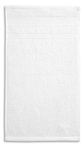 MALFINI (Adler) Malý ručník Organic - Bílá | 30 x 50 cm