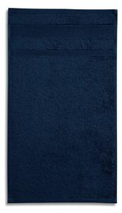 MALFINI (Adler) Malý ručník Organic - Námořní modrá | 30 x 50 cm