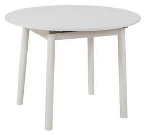 Rozkládací jídelní stůl Duvasa 5 (bílá) (pro 4 osoby). 1093746