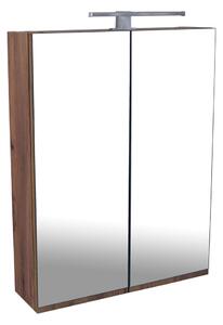 Zrcadlová skříňka závěsná Atica GO 60 ZS LED-CR s osvětlením Any LED 30 CR, chrom