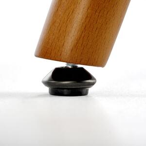 Jídelní židle Nayden, krémová / ořech