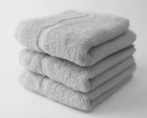 Bontis Malý ručník Economy 30x50 - Stříbrná