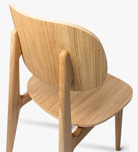 Celo dřevěná dubová židle
