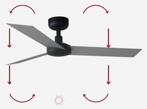 FARO 34287 - Stropní ventilátor CRUISER XL černá pr. 160 cm + dálkové ovládání