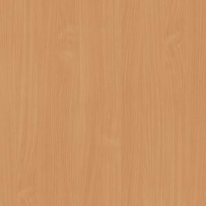 Kovová zásuvková kartotéka PRIMO s dřevěnými čely A4, 4 zásuvky, šedá/buk
