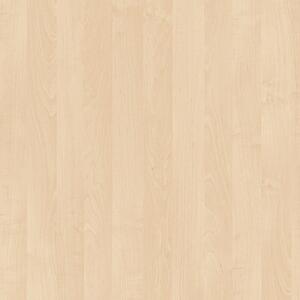 Kovová zásuvková kartotéka PRIMO s dřevěnými čely A4, 4 zásuvky, šedá/ořech