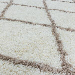 Kusový koberec Alvor Shaggy 3401 cream kruh 160x160 cm
