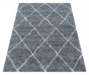Kusový koberec Alvor Shaggy 3401 grey 160x230 cm