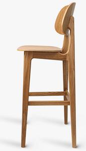 Celo dřevěná barová židle dubová