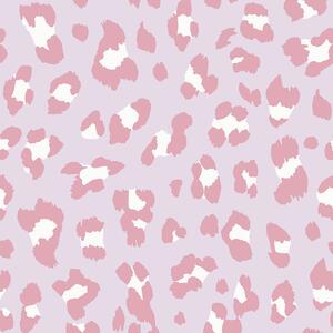 Růžová vliesová tapeta na zeď, kůže leoparda, 118724, Envy