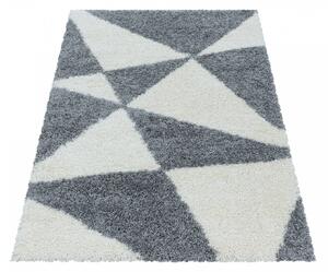 Kusový koberec Tango Shaggy 3101 grey 80x250 cm