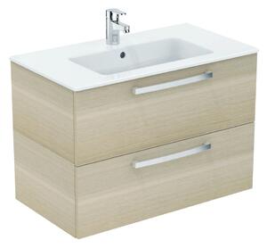 Ideal Standard Tempo SET- Umyvadlo 80cm + skříňka, 2 zásuvky, dub pískový K2978OS
