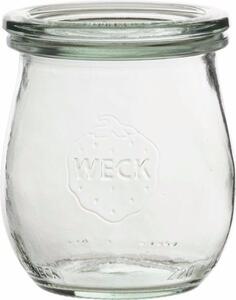 Zavařovací sklenice sada 6 ks 220 ml, víčko, tulipánový tvar Weck