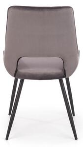 Jídelní židle Thesia, šedá / černá
