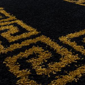 Kusový koberec Hera Shaggy 3301 gold 80x150 cm