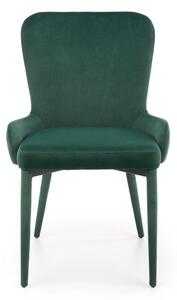 Jídelní židle Cedric, zelená / černá