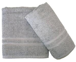 Praktik Froté maxi ručník EMA PRAKTIK, jednobarevný šedý, 60x110cm