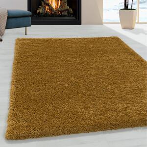 Kusový koberec Sydney Shaggy 3000 gold 100x200 cm