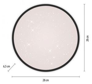 JUST LIGHT. 14293-18 - LED Stmívatelné stropní svítidlo KYLE LED/10W/230V černá