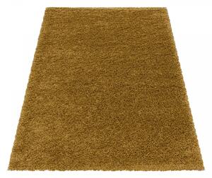 Kusový koberec Sydney Shaggy 3000 gold 100x200 cm
