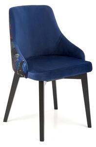 Jídelní židle Endo, modrá / černá